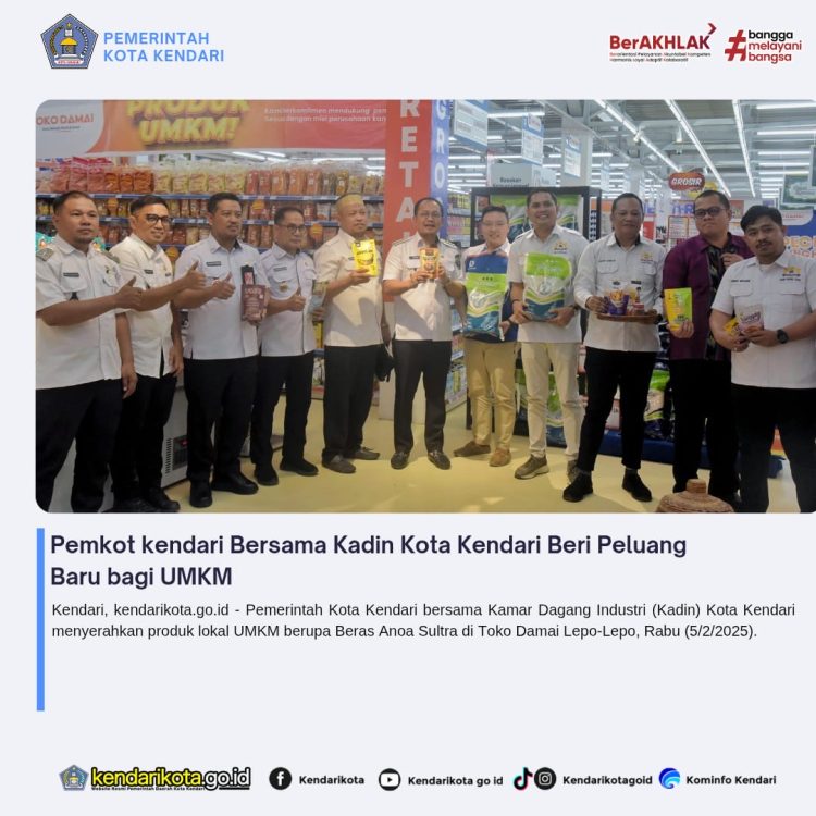 Pemkot kendari Bersama Kadin Kota Kendari Beri Peluang Baru bagi UMKM