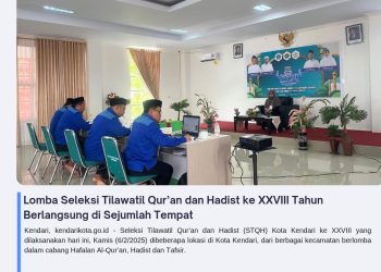 Lomba Seleksi Tilawatil Qur’an dan Hadist ke XXVIII Tahun Berlangsung di Sejumlah Tempat