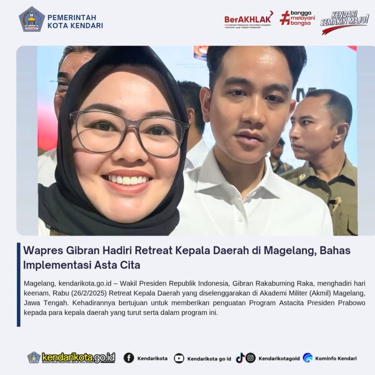 Wapres Gibran Hadiri Retreat Kepala Daerah di Magelang, Bahas Implementasi Asta Cita