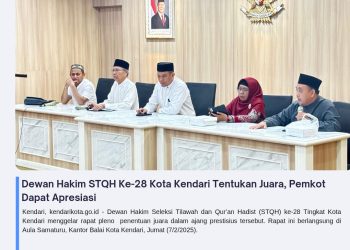 Dewan Hakim STQH Ke-28 Kota Kendari Tentukan Juara, Pemkot Dapat Apresiasi