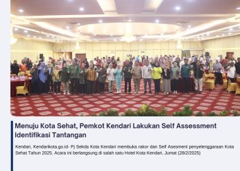 Menuju Kota Sehat, Pemkot Kendari Lakukan Self Assessment Identifikasi Tantangan