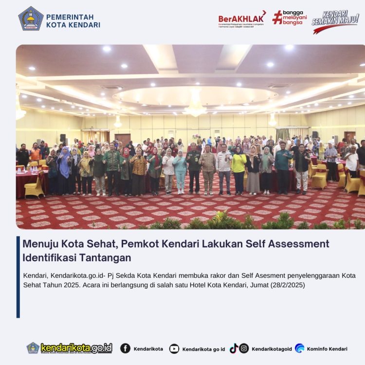 Menuju Kota Sehat, Pemkot Kendari Lakukan Self Assessment Identifikasi Tantangan