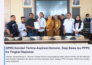 DPRD Kendari Terima Aspirasi Honorer, Siap Bawa Isu PPPK ke Tingkat Nasional