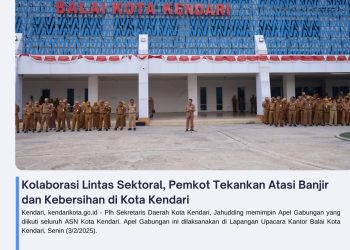 Kolaborasi Lintas Sektoral, Pemkot Tekankan Atasi Banjir dan Kebersihan di Kota Kendari