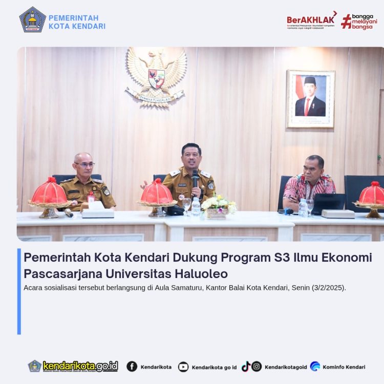 Pemerintah Kota Kendari Dukung Program S3 Ilmu Ekonomi Pascasarjana Universitas Haluoleo