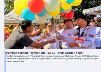 Pemkot Kendari Rayakan HUT ke-22 Tahun RSUD Kendari