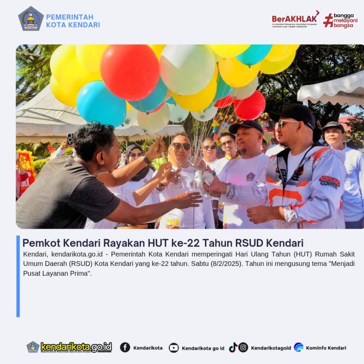 Pemkot Kendari Rayakan HUT ke-22 Tahun RSUD Kendari