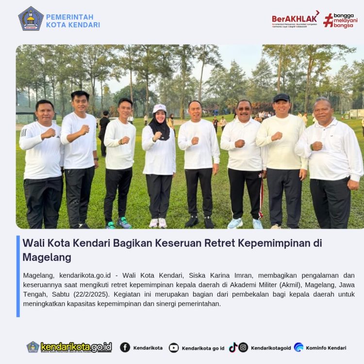 Wali Kota Kendari Bagikan Keseruan Retret Kepemimpinan di Magelang