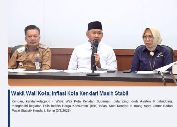 Wakil Wali Kota; Inflasi Kota Kendari Masih Stabil