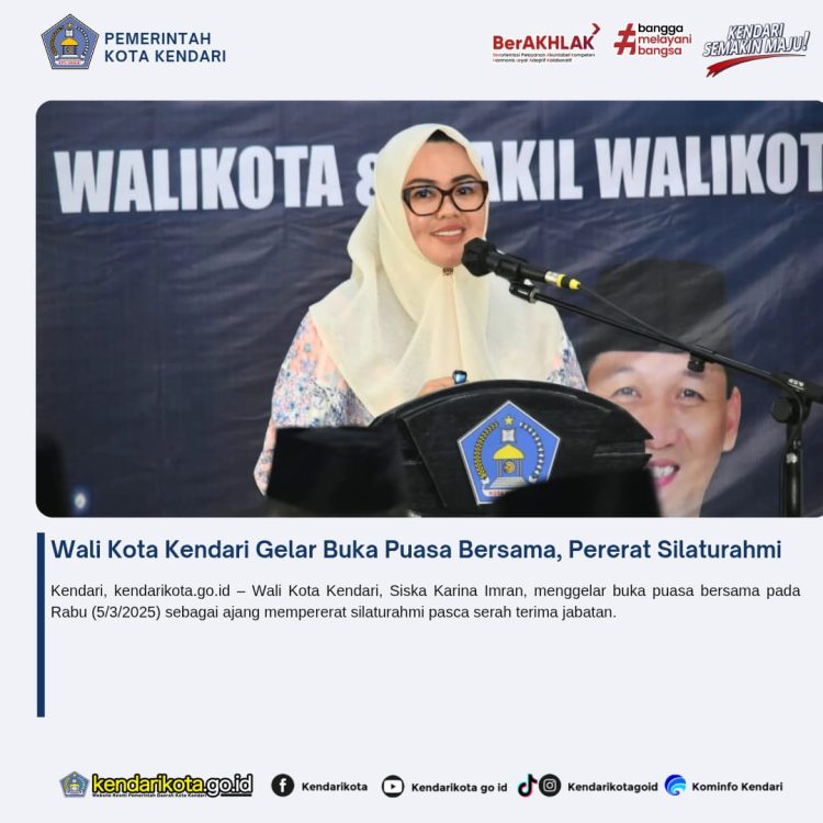 Wali Kota Kendari Gelar Buka Puasa Bersama, Pererat Silaturahmi