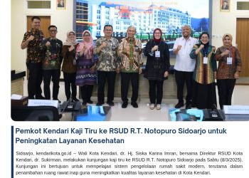 Pemkot Kendari Kaji Tiru ke RSUD R.T. Notopuro Sidoarjo untuk Peningkatan Layanan Kesehatan