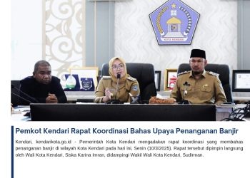 Pemkot Kendari Rapat Koordinasi Bahas Upaya Penanganan Banjir