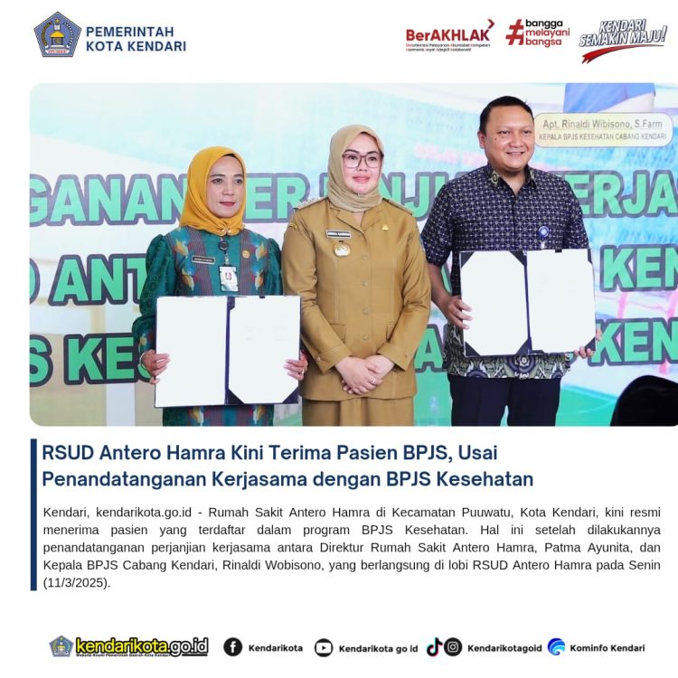 RSUD Antero Hamra Kini Terima Pasien BPJS, Usai Penandatanganan Kerjasama dengan BPJS Kesehatan