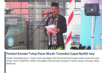Pemkot Kendari Tutup Pasar Murah: Transaksi Capai Rp300 Juta