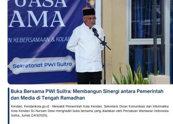 Buka Bersama PWI Sultra: Membangun Sinergi antara Pemerintah dan Media di Tengah Ramadhan