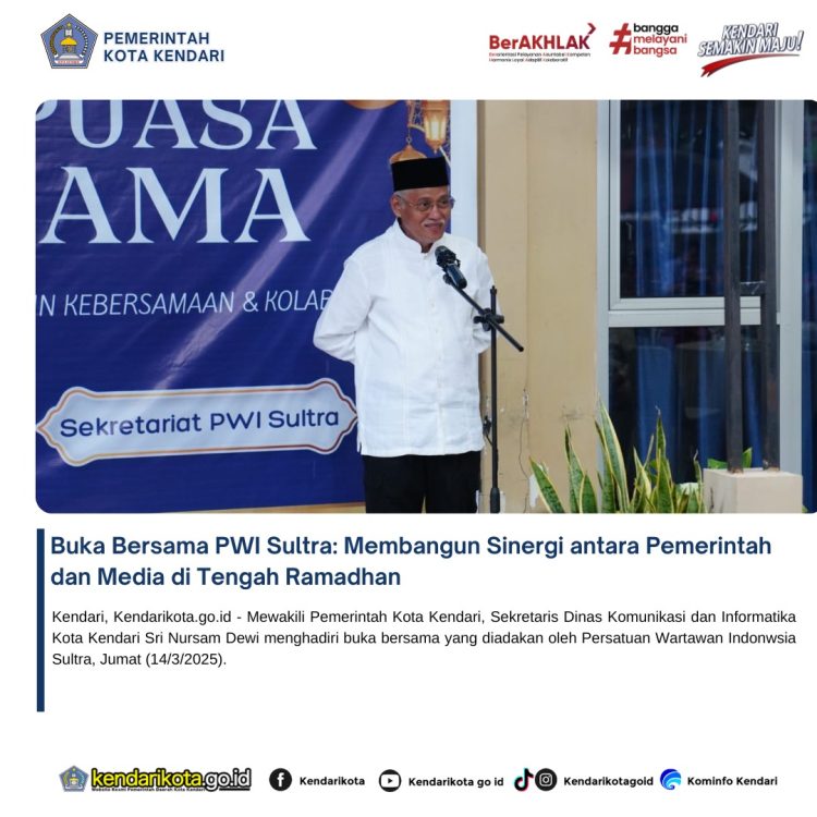 Buka Bersama PWI Sultra: Membangun Sinergi antara Pemerintah dan Media di Tengah Ramadhan