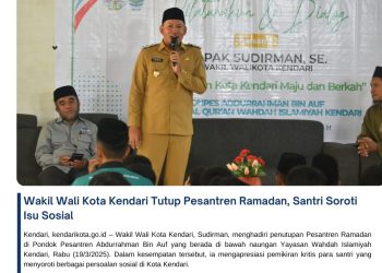 Wakil Wali Kota Kendari Tutup Pesantren Ramadan, Santri Soroti Isu Sosial