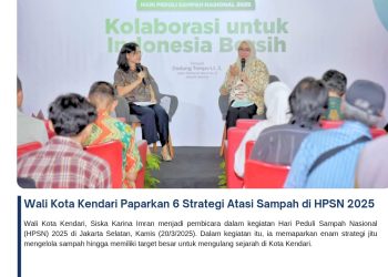 Wali Kota Kendari Paparkan 6 Strategi Atasi Sampah di HPSN 2025
