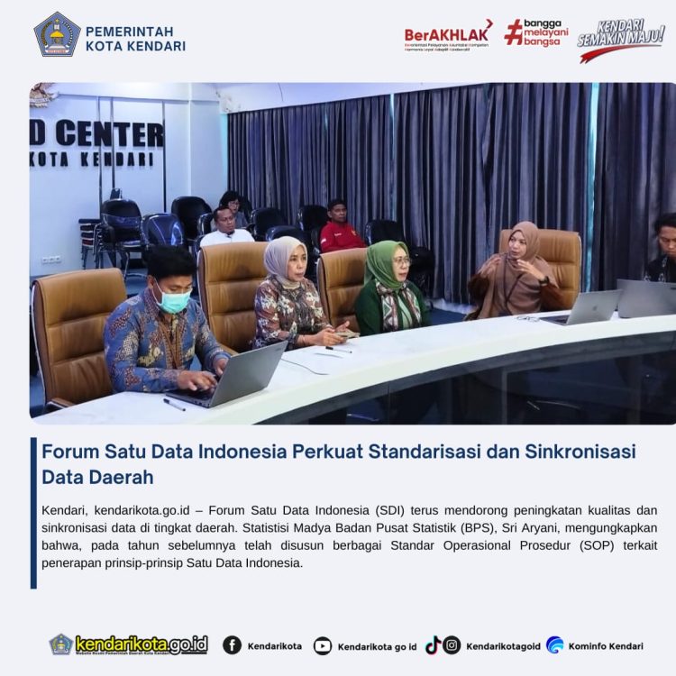 Forum Satu Data Indonesia Perkuat Standarisasi dan Sinkronisasi Data Daerah