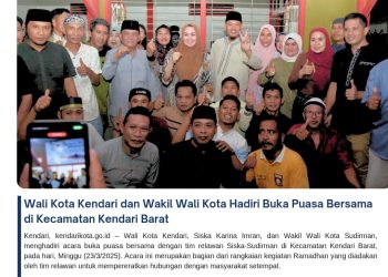 Wali Kota Kendari dan Wakil Wali Kota Hadiri Buka Puasa Bersama di Kecamatan Kendari Barat