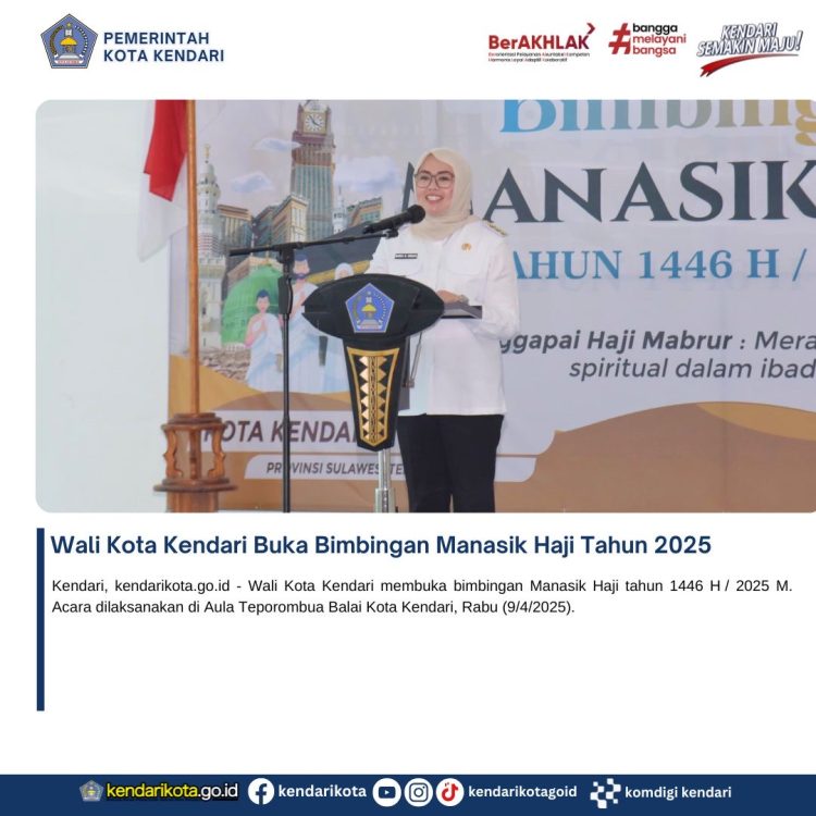 Wali Kota Kendari Buka Bimbingan Manasik Haji Tahun 2025