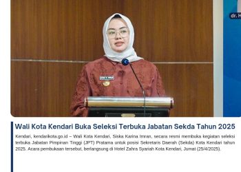 Wali Kota Kendari Buka Seleksi Terbuka Jabatan Sekda Tahun 2025