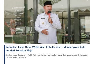 Resmikan Laika Cafe, Wakil Wali Kota Kendari : Menandakan Kota Kendari Semakin Maju