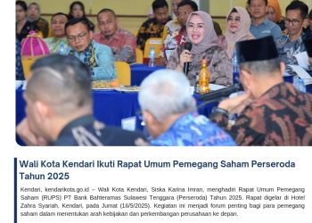 Wali Kota Kendari Ikuti Rapat Umum Pemegang Saham Perseroda Tahun 2025