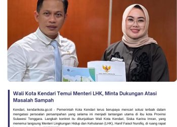 Wali Kota Kendari Temui Menteri LHK, Minta Dukungan Atasi Masalah Sampah