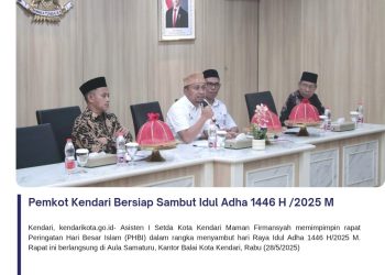 Pemkot Kendari Bersiap Sambut Idul Adha 1446 H /2025 M