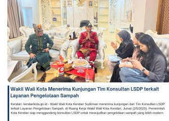 Wakil Wali Kota Terima Kunjungan Tim Konsultan LSDP terkait Layanan Pengelolaan Sampah