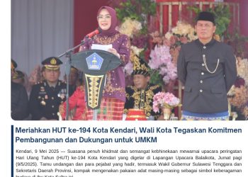 Meriahkan HUT ke-194 Kota Kendari, Wali Kota Tegaskan Komitmen Pembangunan dan Dukungan untuk UMKM