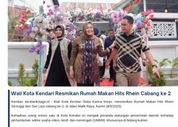 Wali Kota Kendari Resmikan Rumah Makan Hits Rhein Cabang ke 2