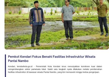 Pemkot Kendari Fokus Benahi Fasilitas Infrastruktur Wisata Pantai Nambo