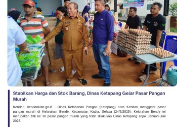 Stabilkan Harga dan Stok Barang, Dinas Ketapang Gelar Pasar Pangan Murah