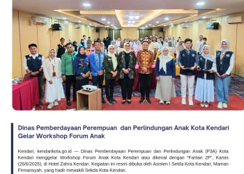 Dinas Pemberdayaan Perempuan dan Perlindungan Anak Kota Kendari Gelar Workshop Forum Anak