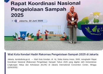 Wali Kota Kendari Hadiri Rakornas Pengelolaan Sampah 2025 di Jakarta