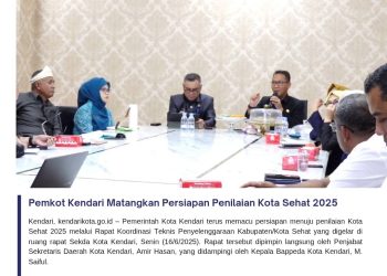 Pemkot Kendari Matangkan Persiapan Penilaian Kota Sehat 2025