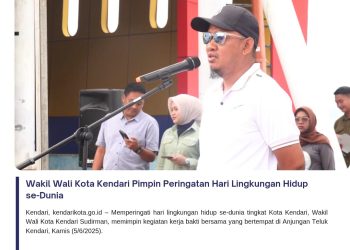 Wakil Wali Kota Kendari Pimpin Peringatan Hari Lingkungan Hidup se-Dunia