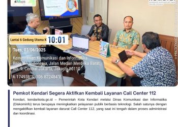 Pemkot Kendari Segera Aktifkan Kembali Layanan Call Center 112