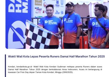 Wakil Wali Kota Lepas Peserta Runers Damai Half Marathon Tahun 2025