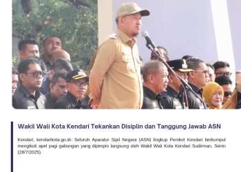 Wakil Wali Kota Kendari Tekankan Disiplin dan Tanggung Jawab ASN