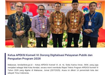Ketua APEKSI Komwil VI: Dorong Digitalisasi Pelayanan Publik dan Penguatan Program 2026