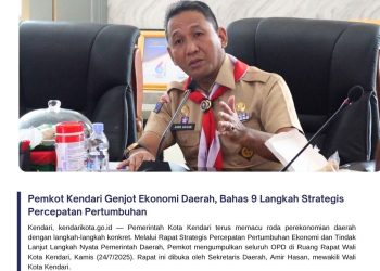 Pemkot Kendari Genjot Ekonomi Daerah, Bahas 9 Langkah Strategis Percepatan Pertumbuhan