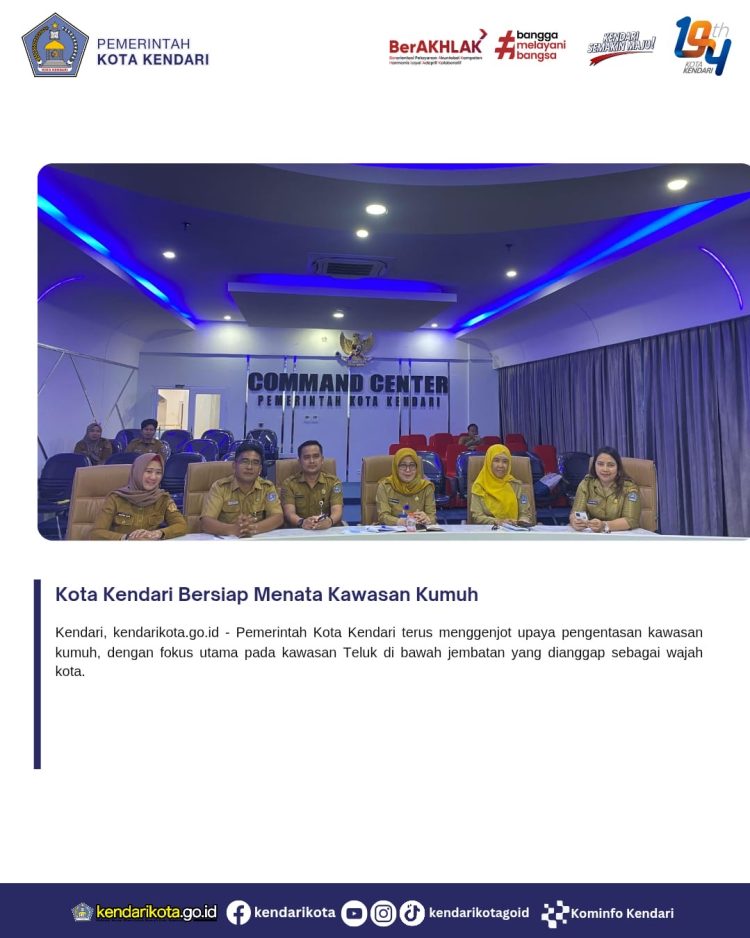 Kota Kendari Bersiap Menata Kawasan Kumuh
