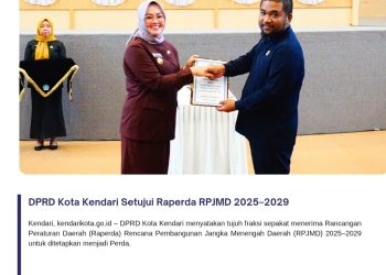 DPRD Kota Kendari Setujui Raperda RPJMD 2025–2029