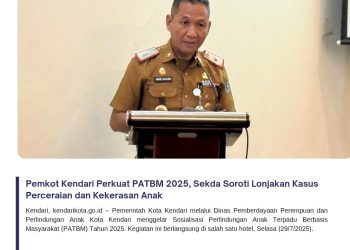 Pemkot Kendari Perkuat PATBM 2025, Sekda Soroti Lonjakan Kasus Perceraian dan Kekerasan Anak