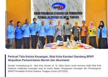 Perkuat Tata Kelola Keuangan, Wali Kota Kendari Gandeng BPKP Wujudkan Pemerintahan Bersih dan Akuntabel
