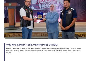 Wali Kota Kendari Hadiri Anniversary ke-35 HDCI