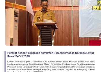 Pemkot Kendari Tegaskan Komitmen Perang terhadap Narkoba Lewat Rakor P4GN 2025